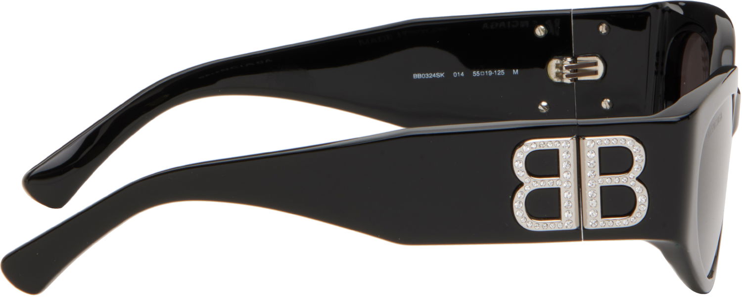 Solglasögon Balenciaga Bossy Round Sunglasses Svart | BB0324SK-014, 1