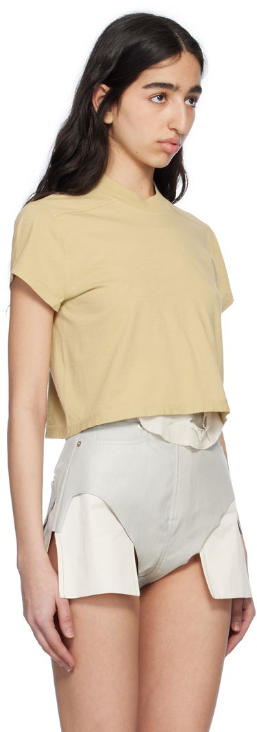 Crop top Rick Owens Rick Owens DRKSHDW Hollywood Cropped Level Tee Gul | DS01E3207 RN, 1