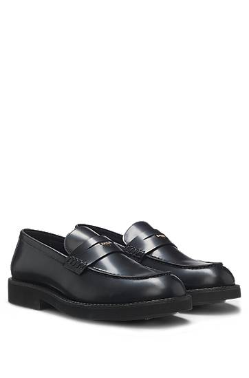 Sneakers och skor BOSS Penny Loafers Svart | 50548761