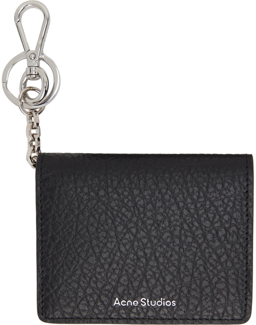 Plånbok Acne Studios Folded Leather Wallet Svart | CG0246-