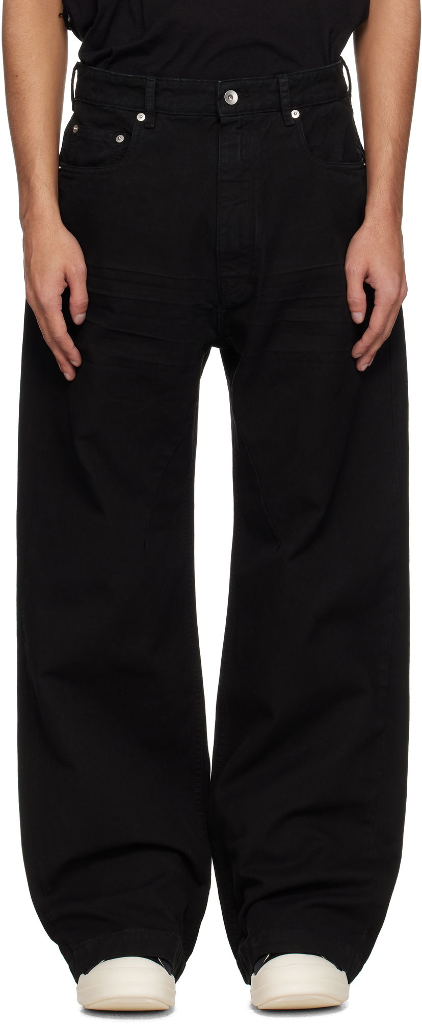Jeans Rick Owens Rick Owens DRKSHDW Hollywood Geth Jeans Svart | DU01E3351 CVS