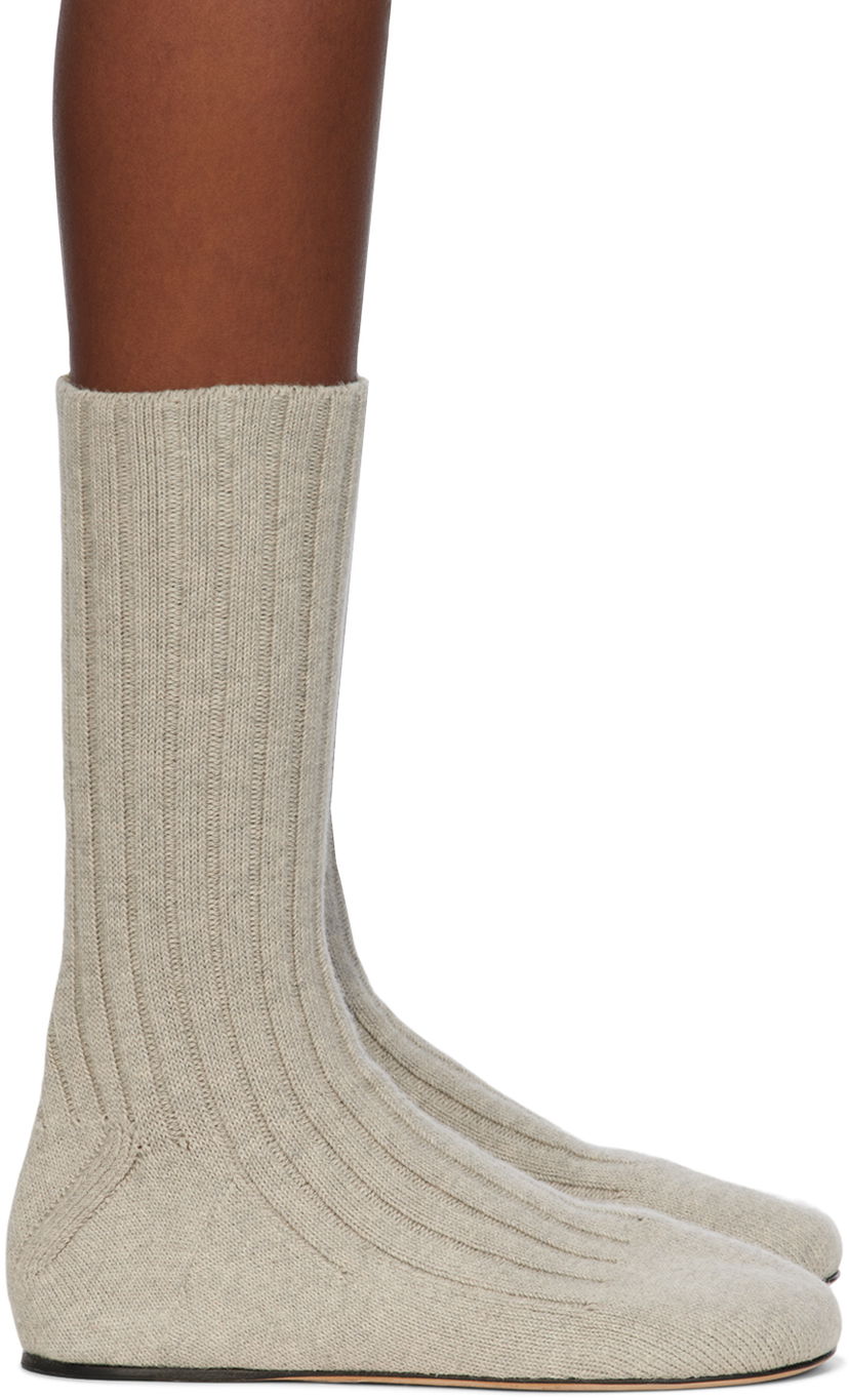 Sneakers och skor Bottega Veneta Domenica Boots Grå | 776571 V3UZ0