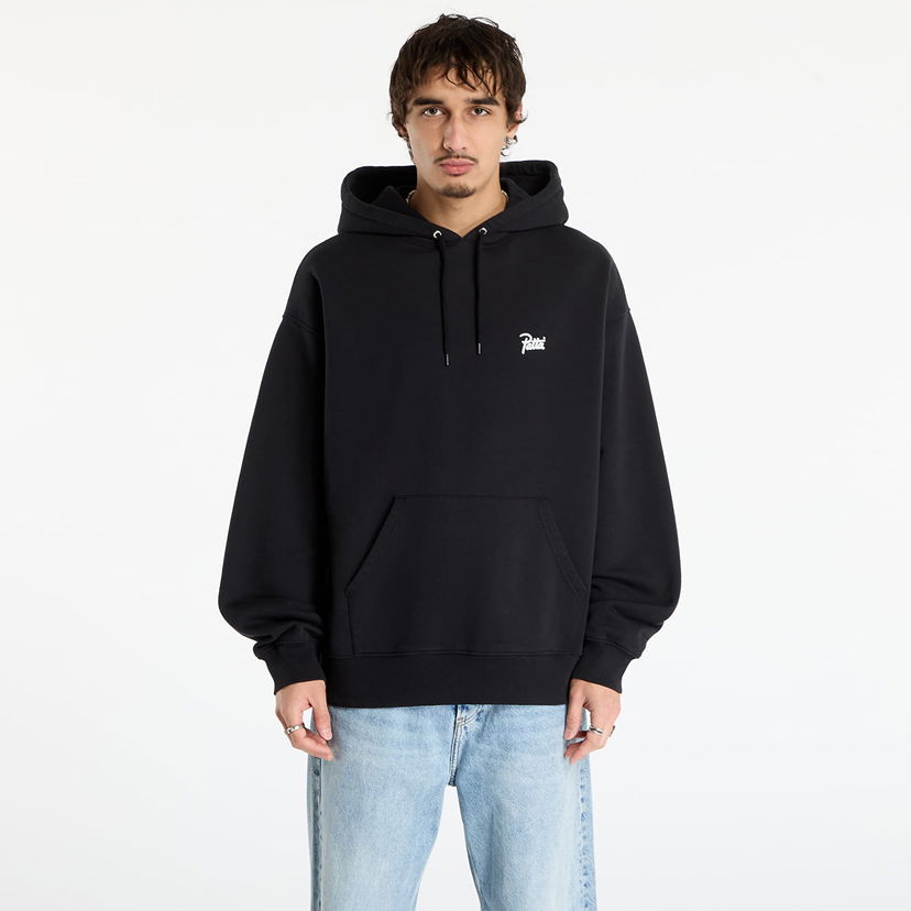Sweatshirt Patta Patta Embroidered Fire Panther Hooded Sweater Svart | POC-AW25-2050-325-0026-001