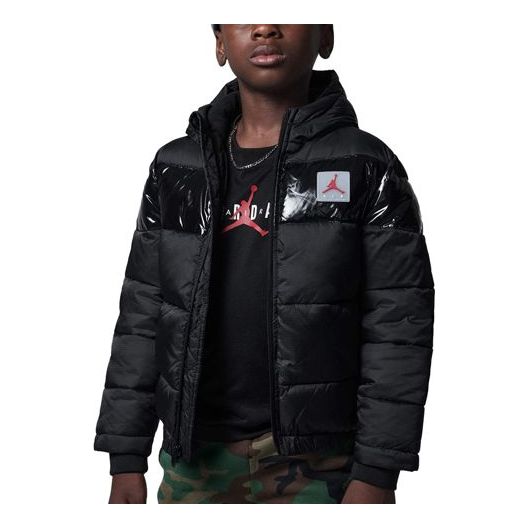 Pufferjacka Jordan Jordan Bold Stripe Puffer Jacket Svart | DC0037-010