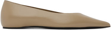 Sneakers och skor TOTEME Asymmetric Ballerina Flats Beige | 241-WAS990-LE0002, 0