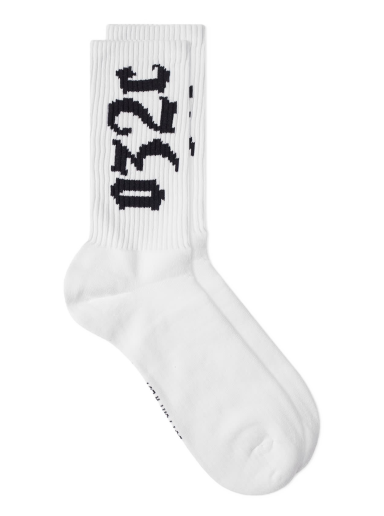 Strumpor 032C Cry Logo Sock Vit | SS23-A-1012