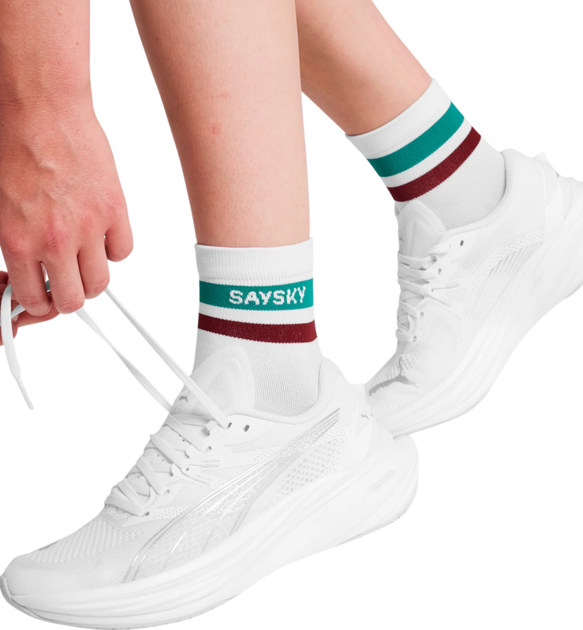 Strumpor Saysky Saysky Logo Combat Quarter Socks Vit | ouaso403c101-ouaso403c101