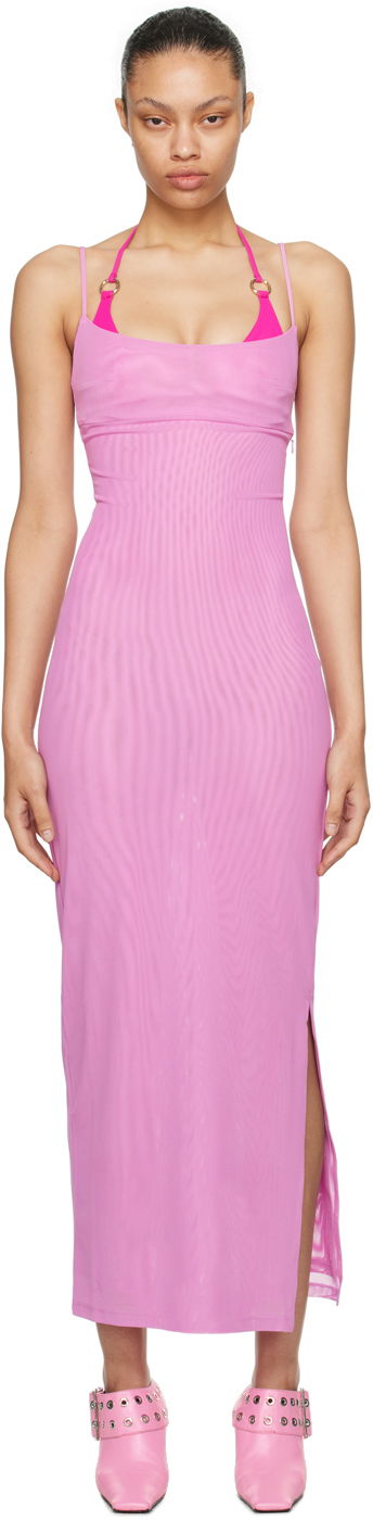Klä Miaou Miaou Thais Maxi Dress Rosa | 5019PM3VLT