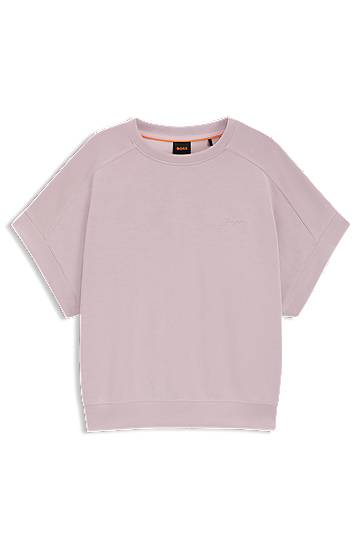 Sweater BOSS Regular Fit T-Shirt with Logo Rosa | 50543499, 0