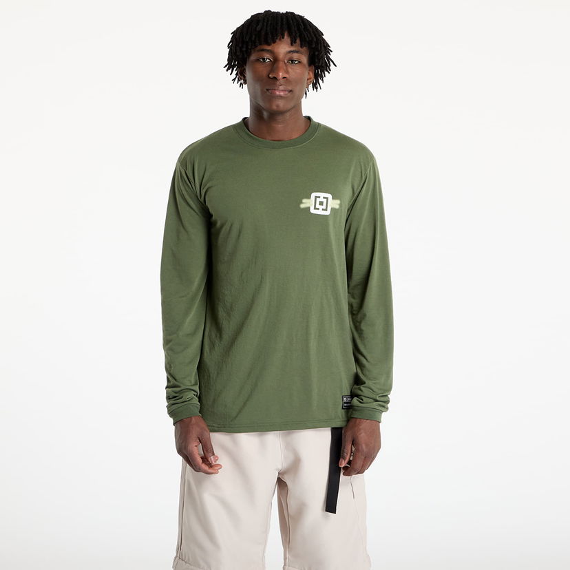 T-shirt Horsefeathers Horsefeathers Fury Long Sleeve Bike Jersey Grön | SM1273N