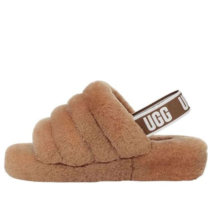 Sneakers och skor UGG Fluff Yeah Slides Brun | 1095119-CHE, 0