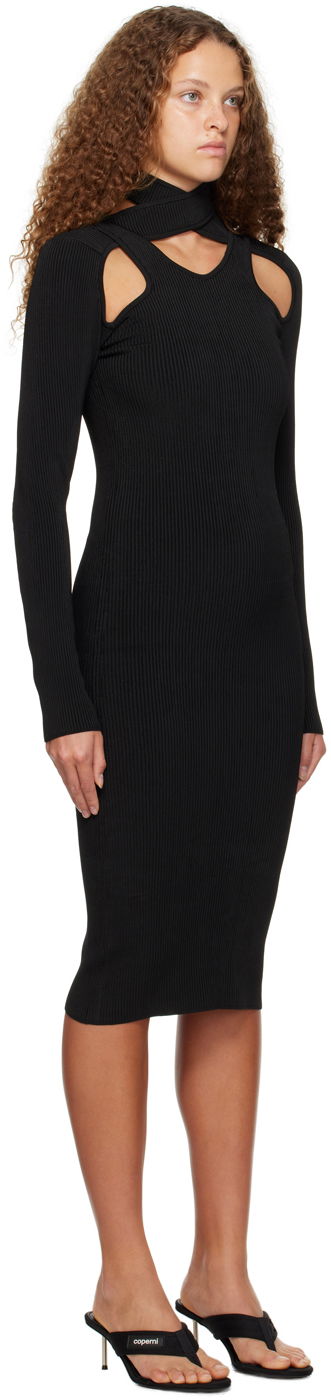 Klä Coperni Coperni Cutout Midi Dress Svart | COPML16600, 1