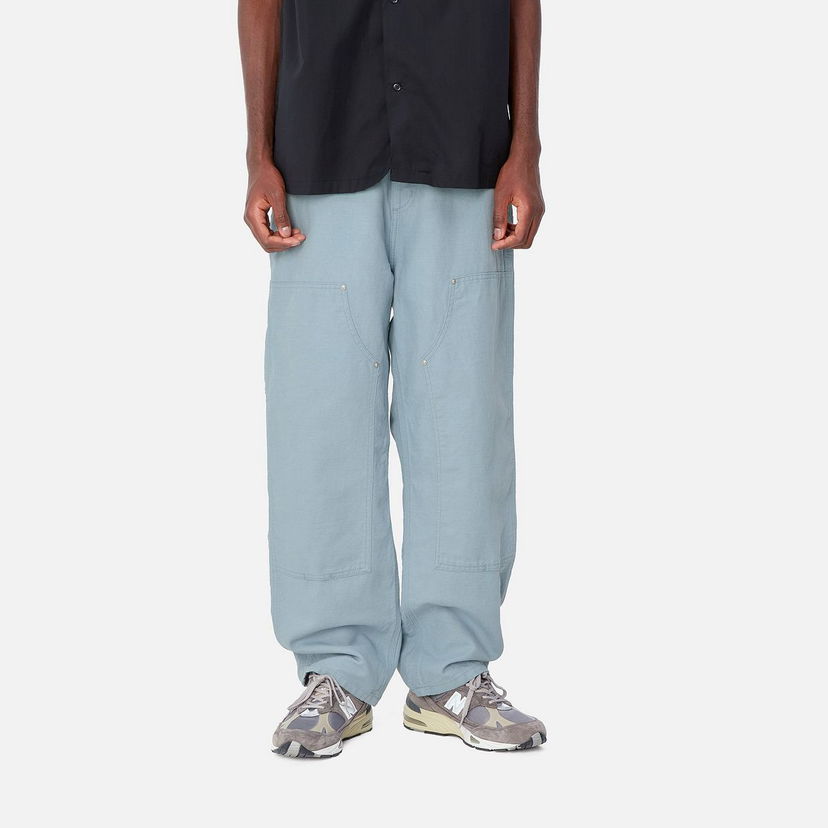 Cargo byxor Carhartt WIP Double Knee Relaxed Fit Work Pants Blå | I033580_9