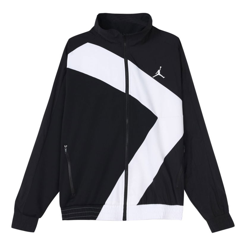 Vindjacka Jordan Jordan Wings Diamond Retro Stand Collar Jacket Svart | CI7916-010