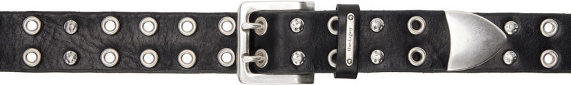 Bälten OUR LEGACY Our Legacy Studded Double Tongue Belt Svart | A2258DFL