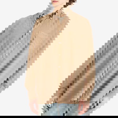 Skjorta OUR LEGACY Our Legacy Borrowed Button Down Shirt, Size Small Beige | M4232BBPV, 2