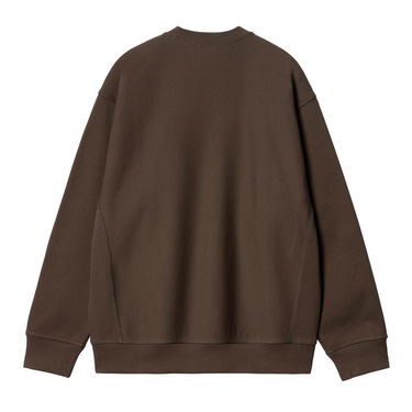 Sweatshirt Carhartt WIP American Script Sweatshirt "Buckeye" Brun | I025475_BV_XX, 2