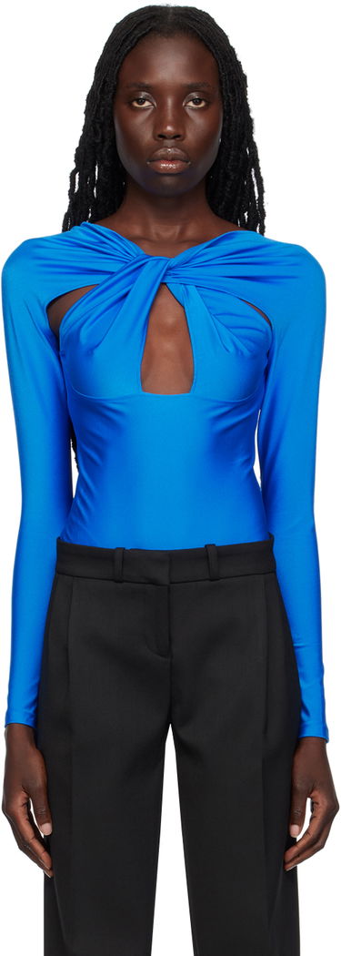 Kropp Coperni Cutout Long Sleeve Bodysuit Blå | COPJS19545C, 0