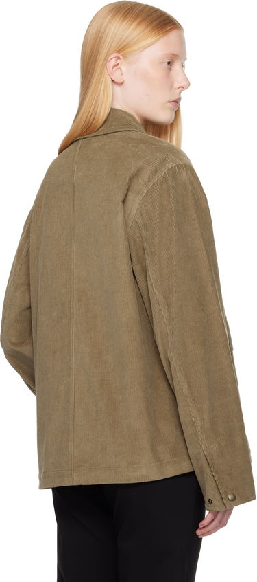 Jacka Burberry Burberry Corduroy Buttoned Jacket Grön | 8110217, 2