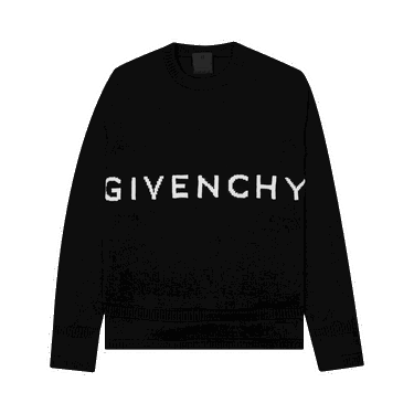 Sweater Givenchy 4G Crewneck Svart | BM90G9401M 001, 0