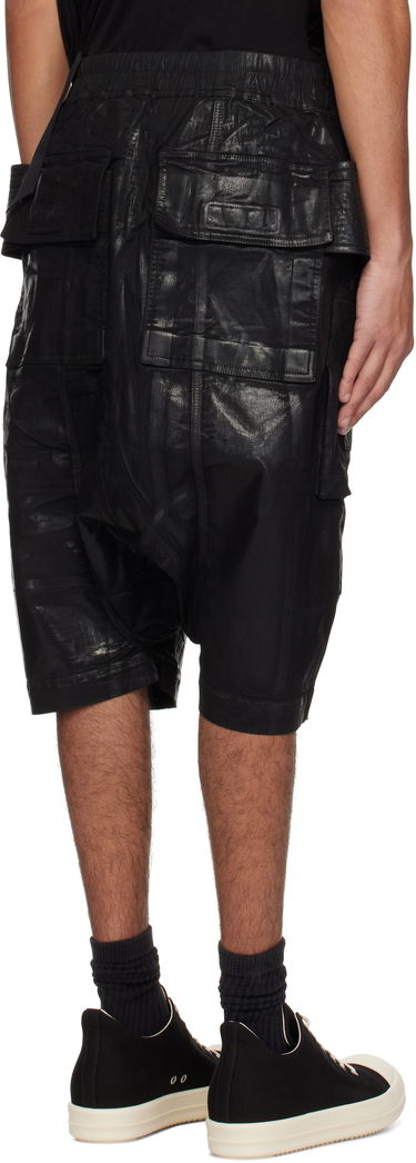 Shorts Rick Owens Rick Owens DRKSHDW Hollywood Creatch Cargo Pods Shorts Svart | DU01E3382 SCF, 2
