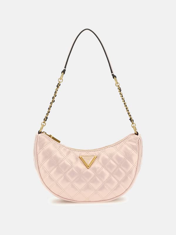 Axelväska GUESS Iridescent Giully Shoulder Bag Rosa | HWQI8748120, 0