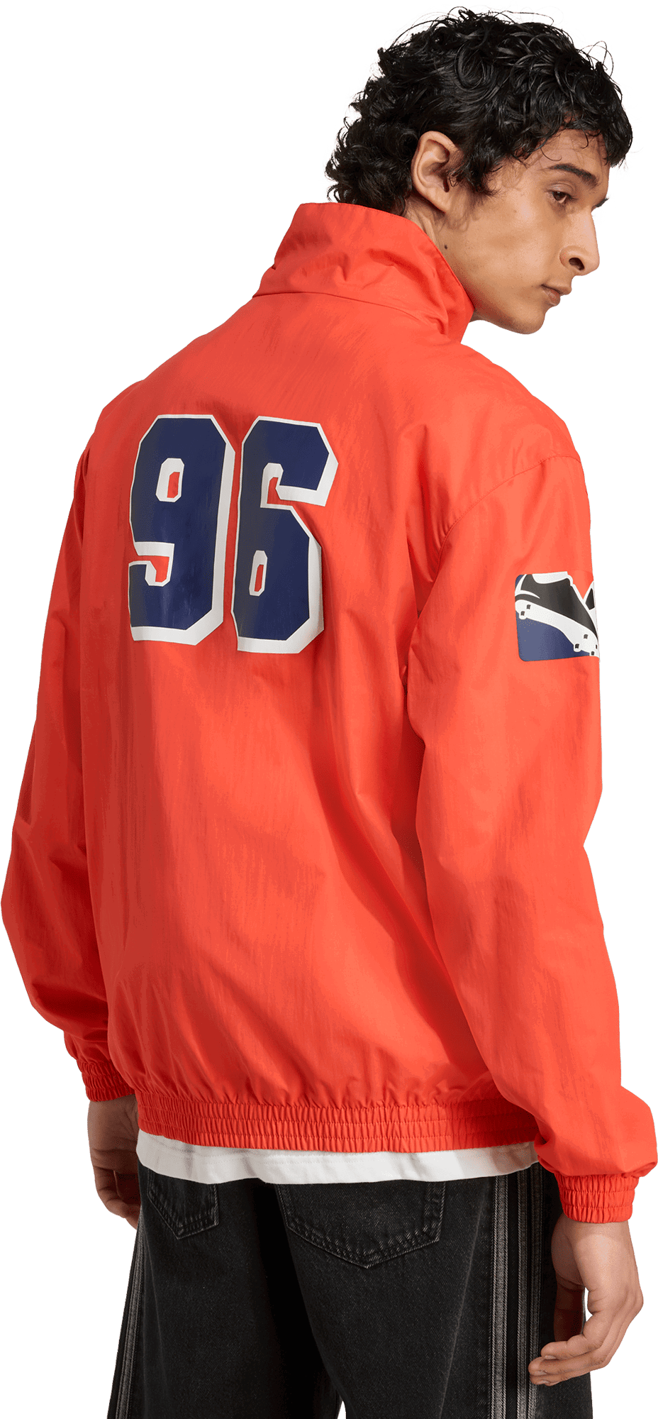 Jacka adidas Originals New England Revolution Anthem Jacket Orange | jm5023, 1