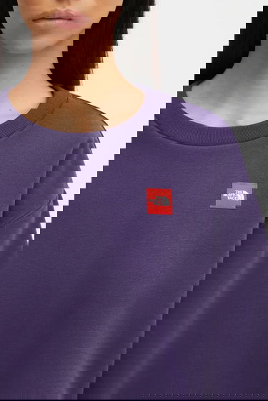 Sweatshirt The North Face Plain Cropped Crewneck Sweatshirt Redbox Purpur | NF0A8EFY1JI1, 3