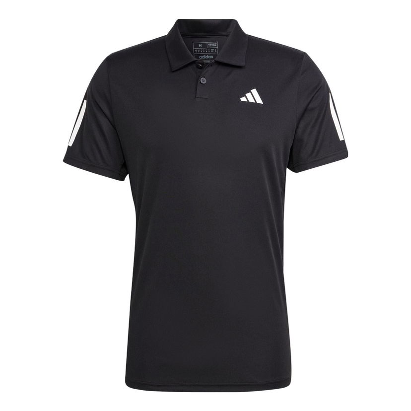 Polotröja adidas Originals Club 3-Stripes Polo Shirt Svart | IS2294