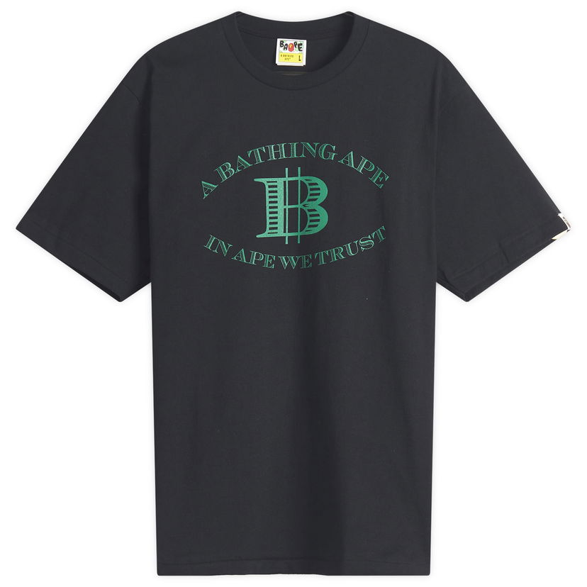 T-shirt BAPE A Bathing Ape Money B Logo T-Shirt, Size Large Svart | 001TEL301058M-BLK