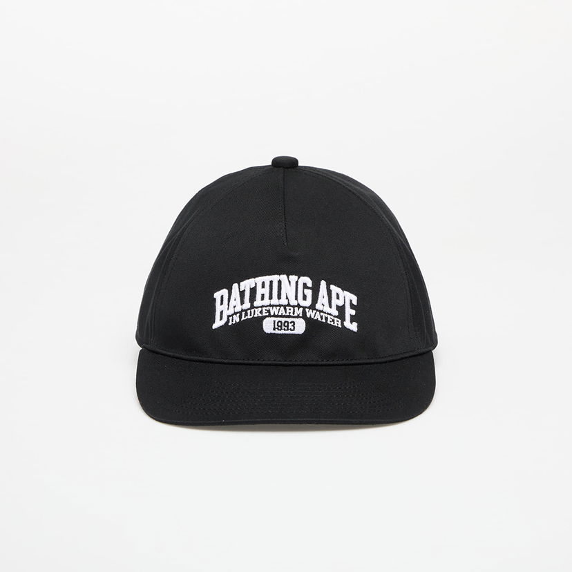 Keps BAPE A BATHING APE Logo Cap Svart | 001CPL301309MBLK