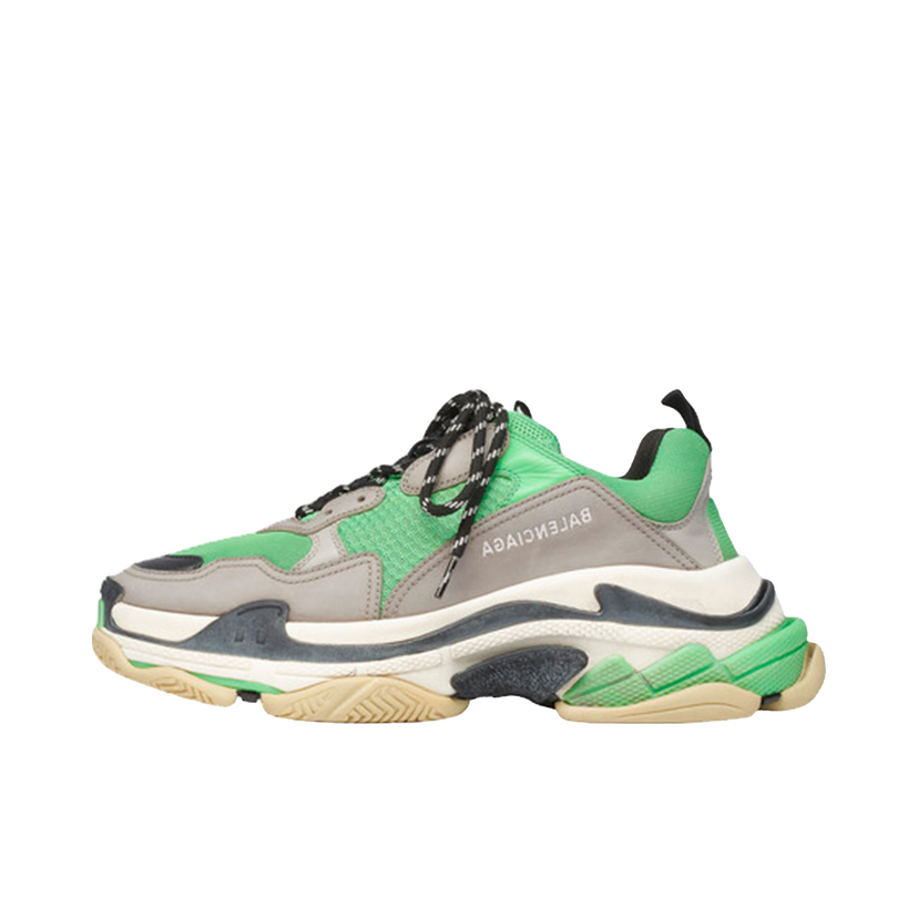 Sneakers och skor Balenciaga Triple S Green Grey Grå | 536737W09OH3067