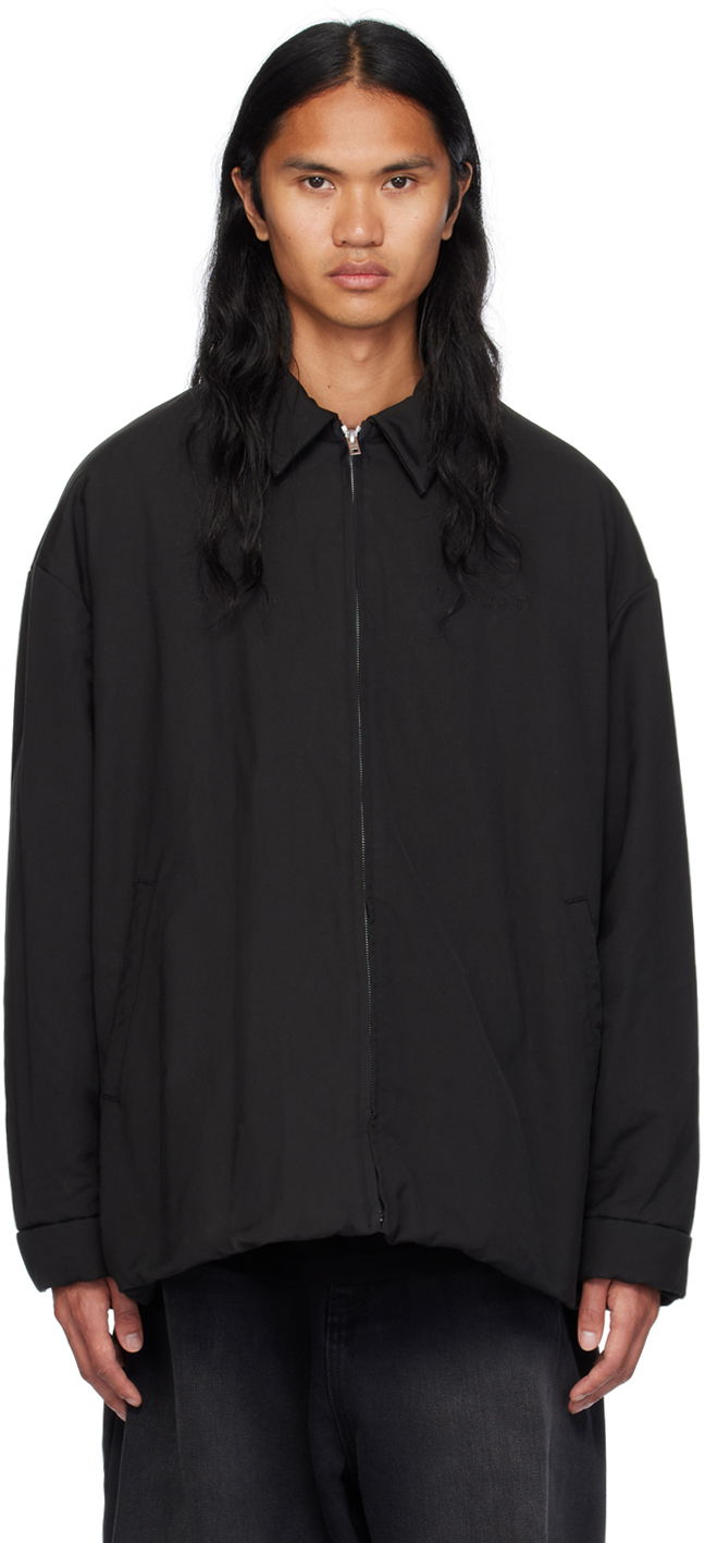 Vindjacka We11done We11done Zip Jacket Svart | WD-JP2-24-064-M-BK