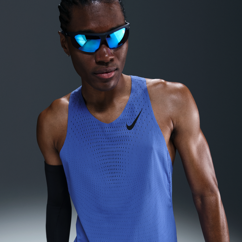 Linne Nike AeroSwift Dri-FIT ADV Running Singlet Blå | FN4231-411