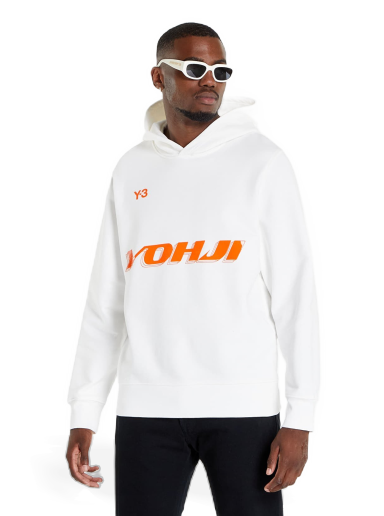 Sweatshirt Y-3 Graphic Hoodie Cor Vit | HT4731
