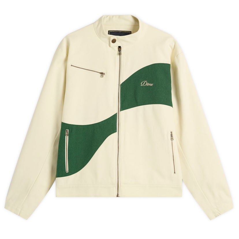 Jacka Dime Moto Jacket, Size Large Beige | DIME2SP252CRE