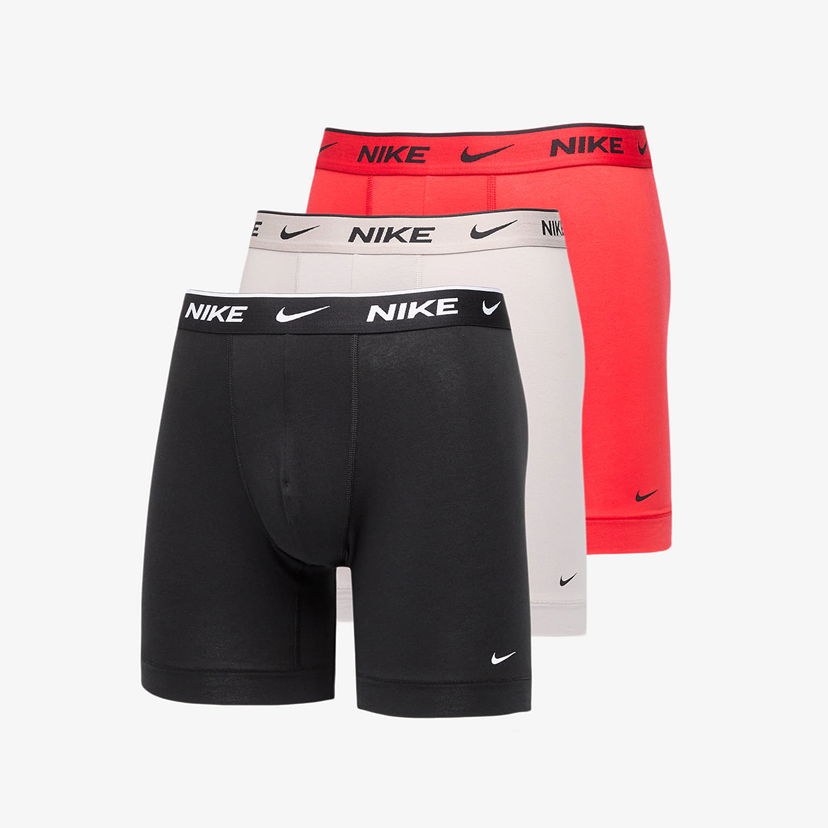Boxare Nike Nike Everyday Cotton Stretch Boxer Briefs 3-Pack Flerfärgad | 0000KE1007-WZS