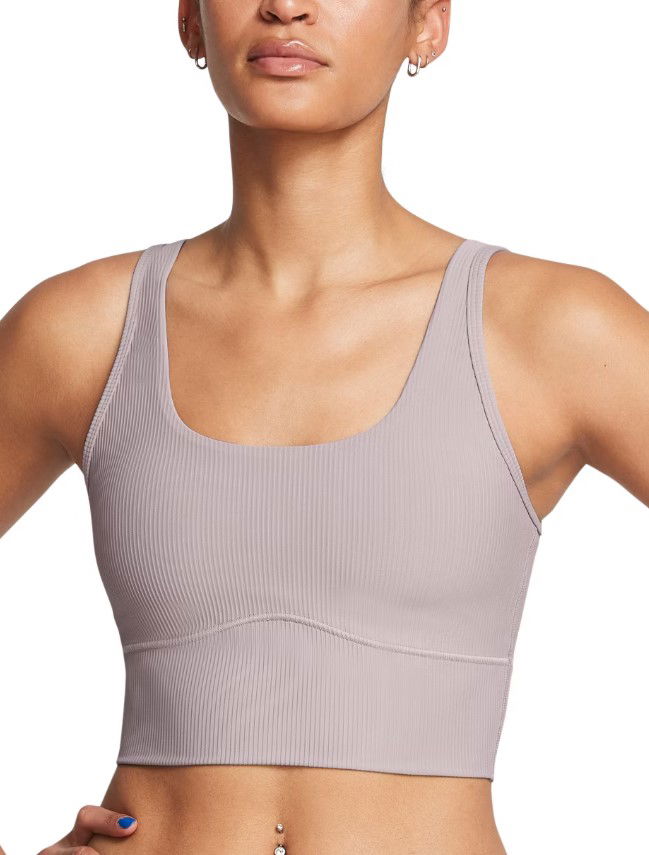 Behå Under Armour Ribbed Crop Tank Purpur | 1386613-015