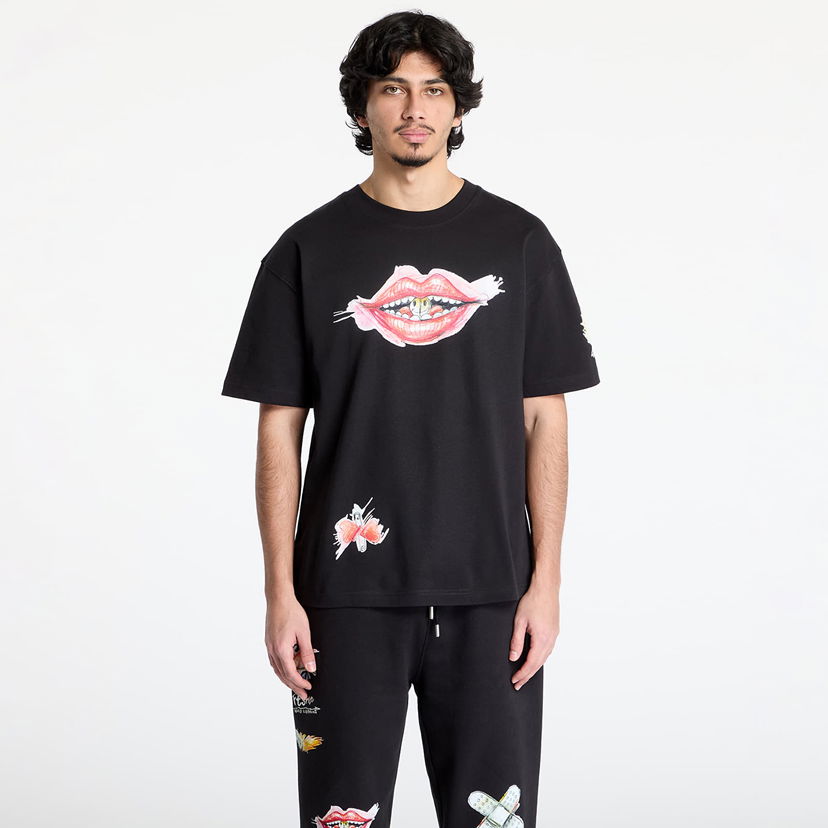 T-shirt Footshop FTSHP x Kurňavka T-Shirt Svart | FTSHP_474
