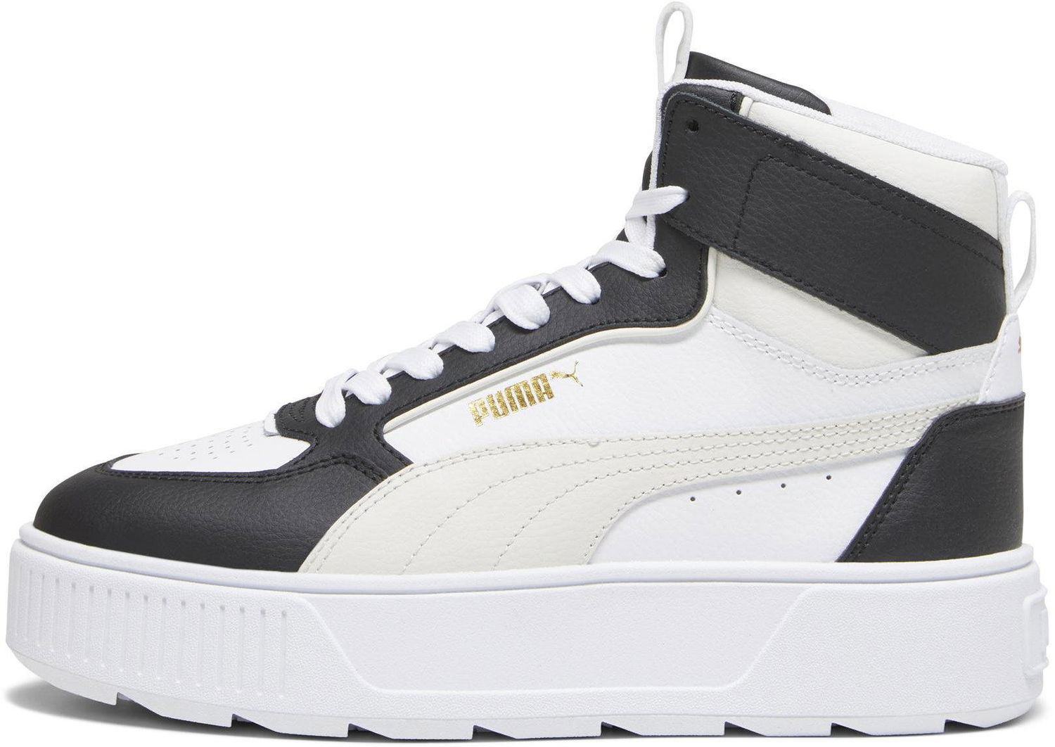 Sneakers och skor Puma Karmen Rebelle Mid "White/Vapor Grey/Black" Vit | 387213-11, 0