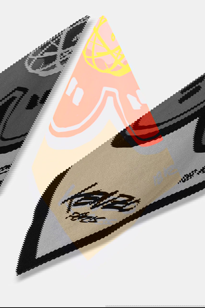 Halsduk KENZO Kenzo x Futura Printed Bandana Beige | FF68EU230PEH, 0