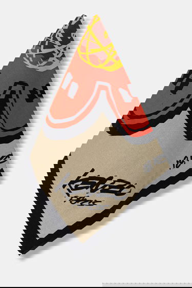 Halsduk KENZO Kenzo x Futura Printed Bandana Beige | FF68EU230PEH, 0