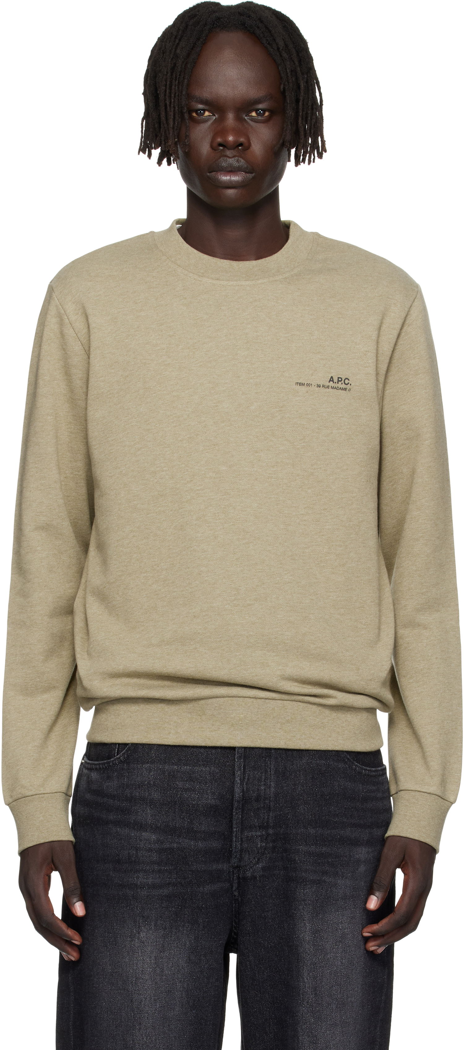Sweatshirt A.P.C. A.P.C. Standard Item Sweatshirt Grön | COHGT-M27927, 0