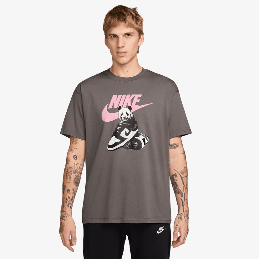 T-shirt Nike Panda Member Connect T-Shirt Grå | HQ9244-289