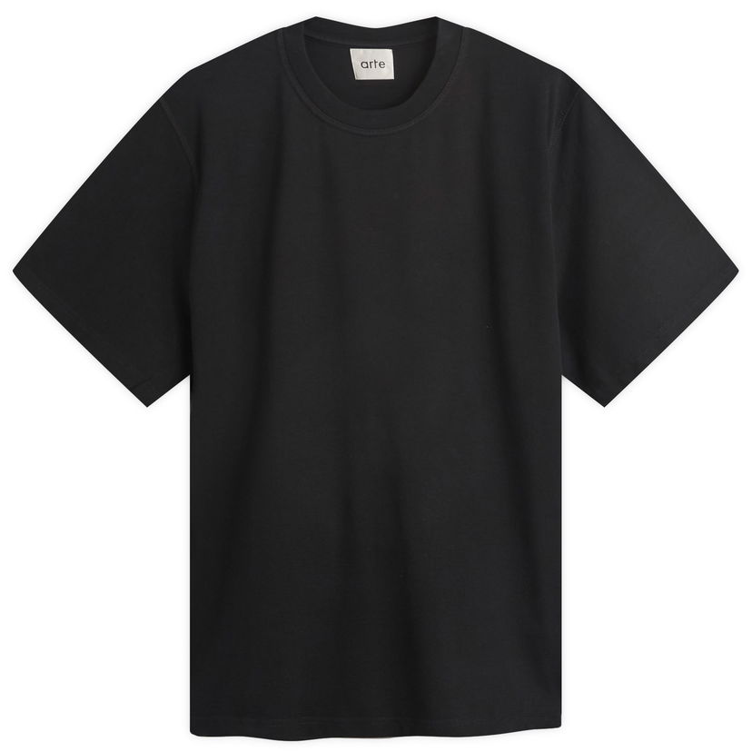 T-shirt Arte Antwerp Diels Stitch T-Shirt, Size Large Svart | AW25-094T-BLK