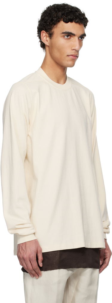 Sweater Rick Owens Rick Owens Hollywood Short Crewneck Long Sleeve Sweatshirt Svart | RU01E5277 BA, 4