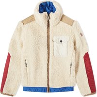 Bomberjacka Moncler Grenoble Plattiers Teddy Fleece Bomber Beige | 1A000-14-899N5-034, 1
