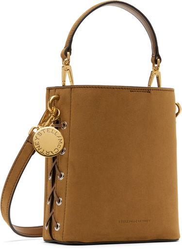 Handväska Stella McCartney Whipstitched Bucket Bag Brun | 7B0093WP0518, 1