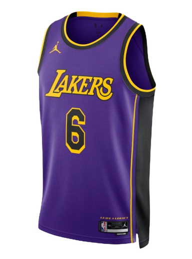 Jersey Jordan Dri-FIT NBA Los Angeles Lakers Statement Edition 2022 Swingman Jersey Purpur | DO9530-505