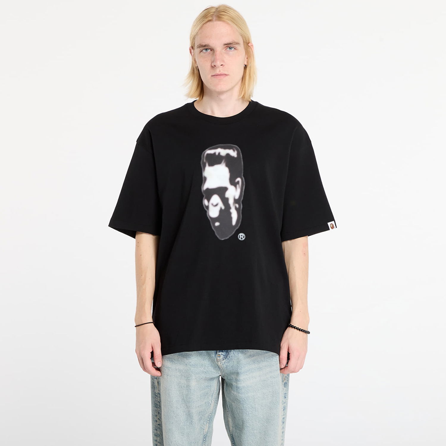 T-shirt BAPE City Camo Frankenstein Relaxed Fit T-Shirt Svart | 001TEL801317MBLK, 0
